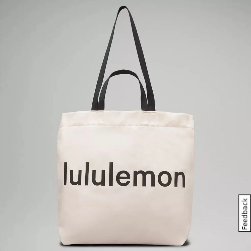 ๐ Lululemon Canvas Double Handle Tote Bag - Picture 10 of 15